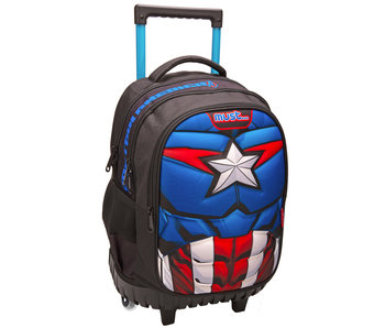 Marvel Avengers Backpack Trolley Captain America 45 x 34 x 20 cm Polyester
