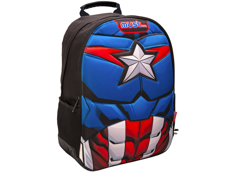 Marvel Avengers Backpack, Captain America - 45 x 33 x 16 cm - Polyester