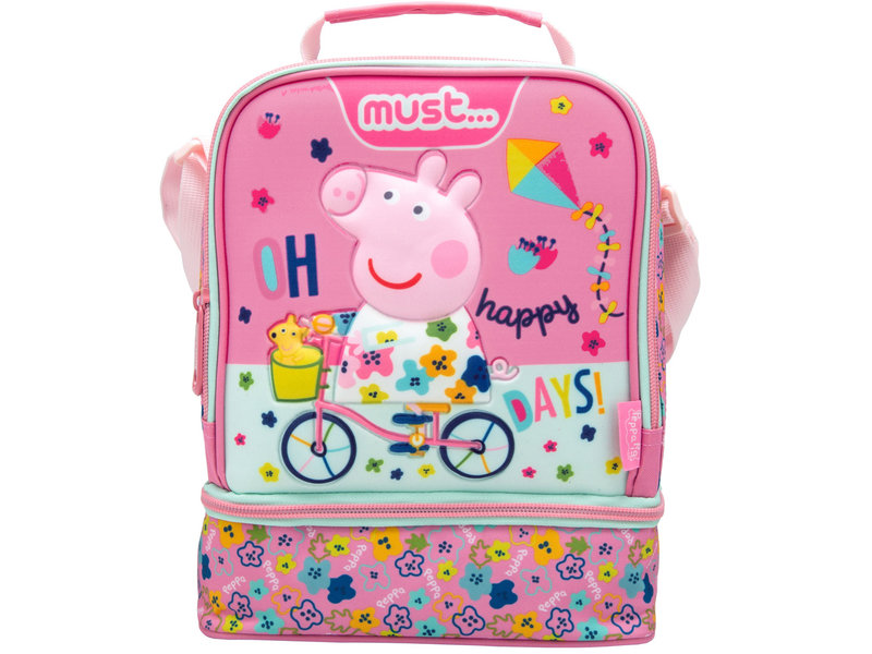 Peppa Pig Cool bag, Happy Days - 24 x 20 x 12 cm - Polyester