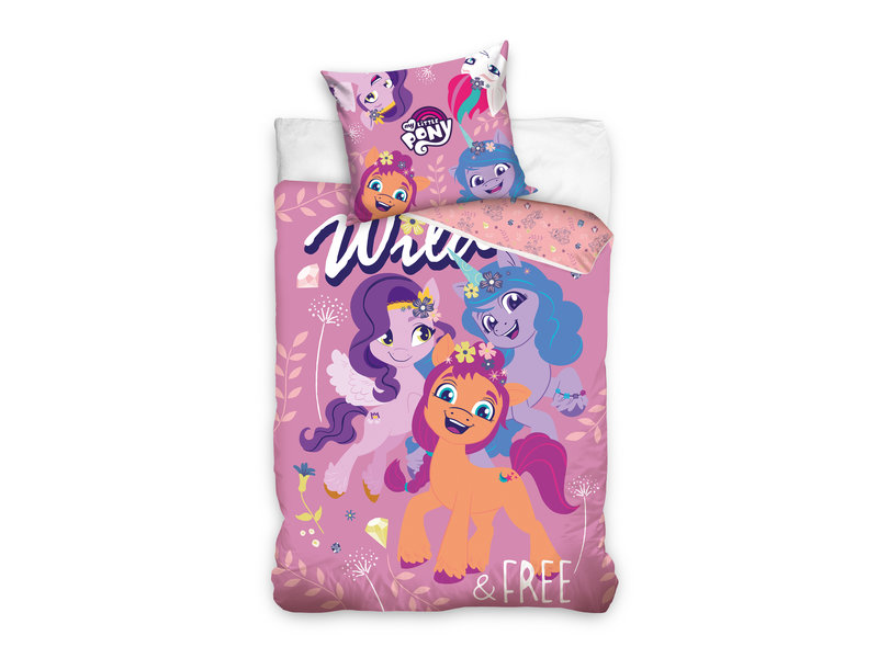 My Little Pony Bettbezug, Wild & Free - 140 x 200 cm - Baumwolle