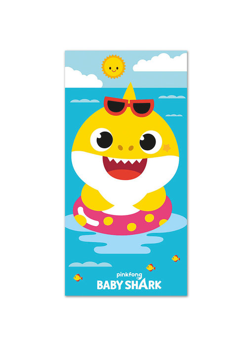 Baby Shark Beach towel Ocean 70 x 140 cm Polyester