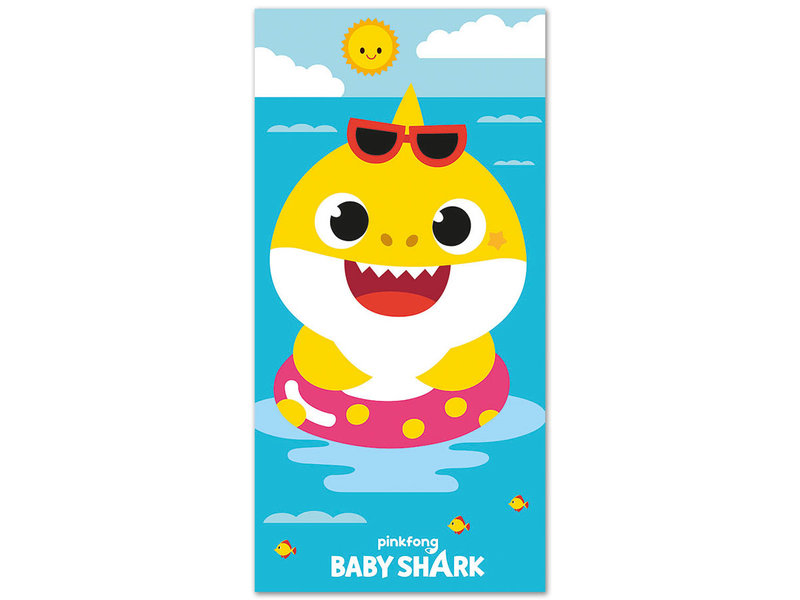 Baby Shark Beach towel, Ocean - 70 x 140 cm - Polyester