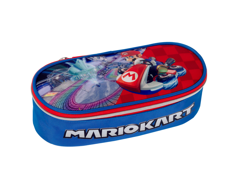 Super Mario Federmäppchen, Mario Kart - 22 x 6 x 9,5 cm - Polyester