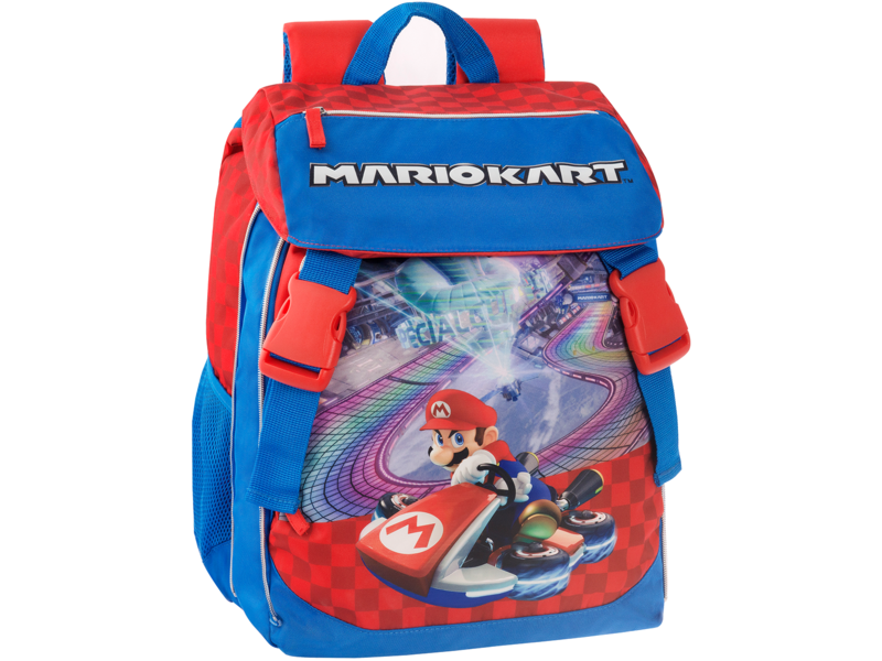 Super Mario Sac à dos, Mario Kart - 42 x 31 x 11 (+9) cm - Polyester