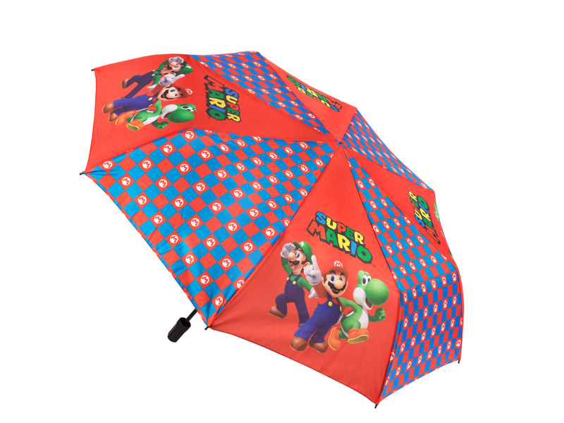 Super Mario Paraplu Here We Go - Ø 96 x 62 cm - Polyester