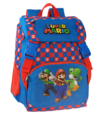 Super Mario Backpack, Mushroom Kingdom - 42 x 31 x 11 (+9) cm - Polyester