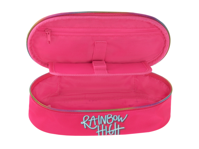 Rainbow High Federmäppchen, Oval - 22 x 6 x 9,5 cm - Polyester
