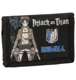 Comix Anime Brieftasche, Attack on Titan - 17,5 x 9 cm - Polyester