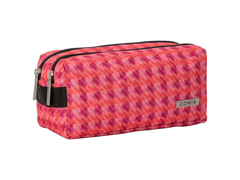 Comix Etui Pied-de-Poule - 21 x 12 x 9 cm - Polyester