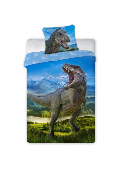 Dinosaurus Housse de couette T-Rex 140 x 200 + 70 x 90 Coton