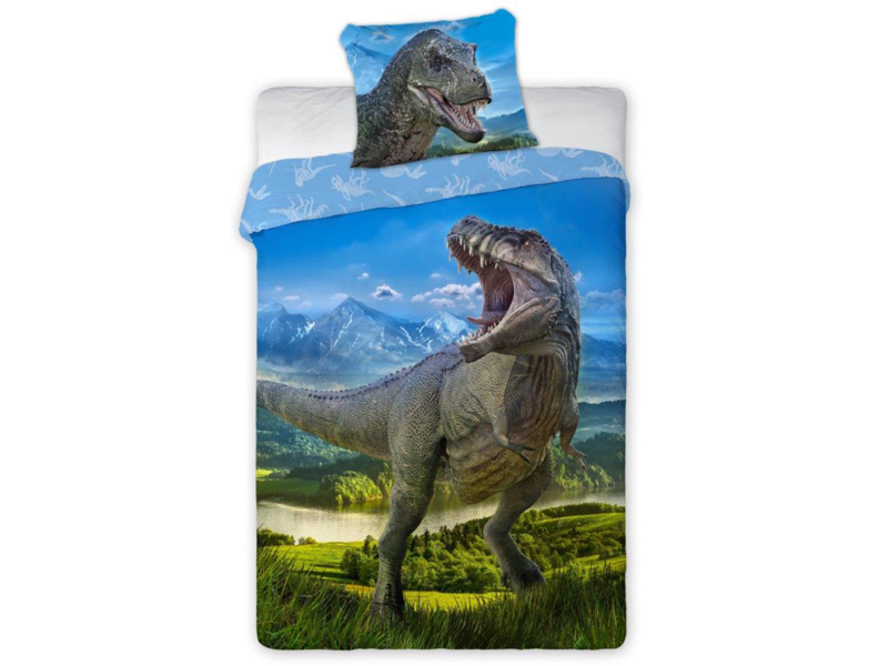 Dinosaurus Housse de couette T-Rex - Simple - 140 x 200 cm - Coton