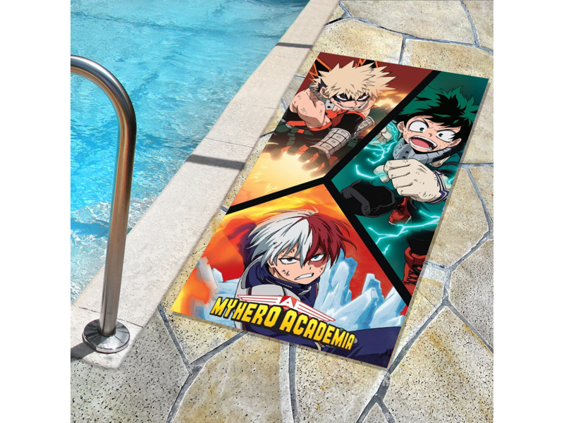 My Hero Academia Strandlaken - 70 x 140 cm - Katoen