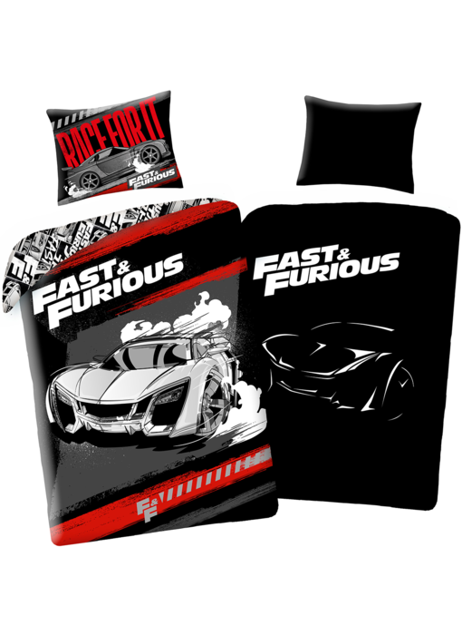 The Fast and the Furious Duvet cover Race - Glow in the Dark - 140 x 200 cm - Cotton