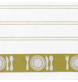De Witte Lietaer Geschirrtuch BML, Gelbgrün - 3 Stück - 65 x 65 cm - Baumwolle