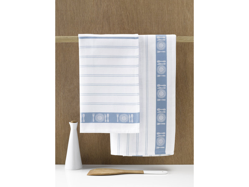 De Witte Lietaer Tea towel BML, Oxyde - 3 pieces - 65 x 65 cm - Cotton