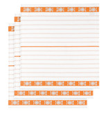 De Witte Lietaer Theedoek BML, Oranje - 3 stuks - 65 x 65 cm - Katoen