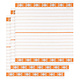 Theedoek BML Oranje 3 stuks 65 x 65 cm