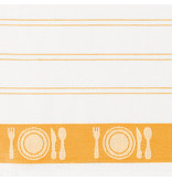 De Witte Lietaer Tea towel BML Ochre, 3 pieces - 65 x 65 cm - Cotton