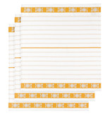 De Witte Lietaer Theedoek BML Geel, 3 stuks - 65 x 65 cm - Katoen
