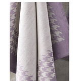 De Witte Lietaer Tea towel Pied de Poule, Lavender - 2 pieces - 65 x 65 cm - Cotton