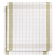 Theedoek Mixte Geelgroen 2 stuks 65 x 65 cm