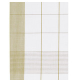 De Witte Lietaer Tea towel Mixte, Yellow-green - 2 pieces - 65 x 65 cm - Cotton/Linen