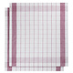 Torchon Mixte Fuchsia 2 pièces 65 x 65 cm