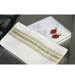 De Witte Lietaer Tea towel Dish, Yellow-green - 2 pieces - 65 x 70 cm - Cotton/Linen