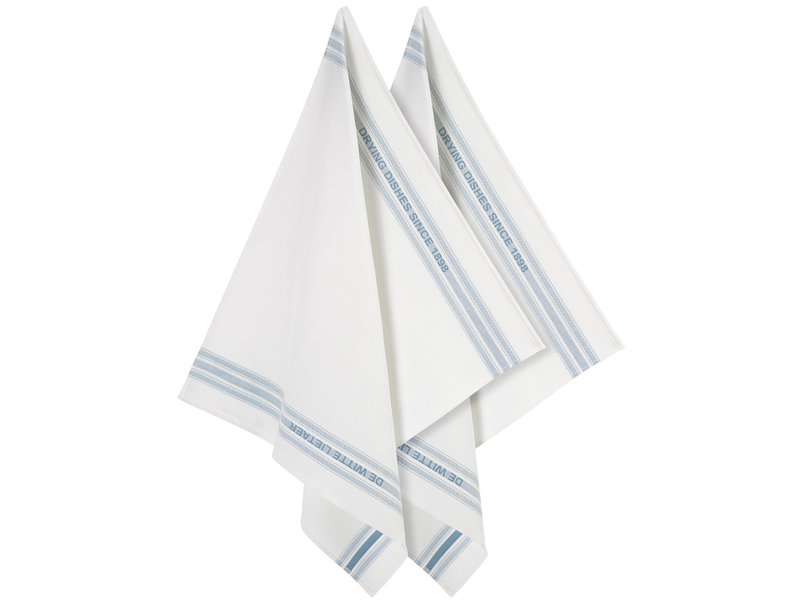 De Witte Lietaer Tea towel Dish, Oxyde - 2 pieces - 65 x 70 cm - Cotton/Linen