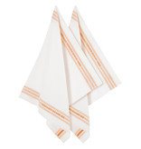 De Witte Lietaer Tea towel Dish, Orange - 2 pieces - 65 x 70 cm - Cotton/Linen