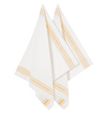 De Witte Lietaer Tea towel Dish, Ocher - 2 pieces - 65 x 70 cm - Cotton/Linen