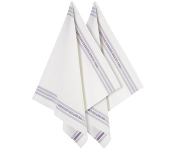 De Witte Lietaer Tea towel Dish Lavender 2 pieces 65 x 70 cm