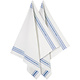 Theedoek Dish Blauw 2 stuks 65 x 70 cm
