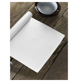 De Witte Lietaer Chemin de table, Sonora White - 50 x 160 cm - 100% Coton
