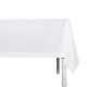 Tablecloth Sonora White 160 x 310 cm Cotton