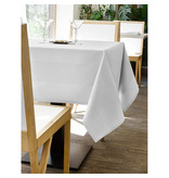 De Witte Lietaer Tafellaken, Luna-A Wit - 160 x 350 cm - 100% Damast Katoen