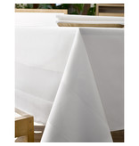 De Witte Lietaer Tischdecke, Luna-A Weiß - 160 x 310 cm - 100 % Damast-Baumwolle