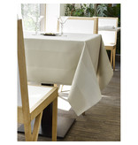 De Witte Lietaer Tablecloth, Luna-A White - 160 x 310 cm - 100% Damask Cotton