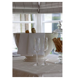 De Witte Lietaer Tischdecke, Liliumweiß - 160 x 310 cm - 100 % Damast-Baumwolle