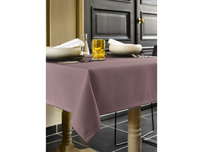 De Witte Lietaer Nappe, Gibson Taupe - 145 x 220 cm - 100% Polyester