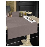 De Witte Lietaer Chemin de table, Gibson Taupe - 50 x 145 cm - 100% Polyester