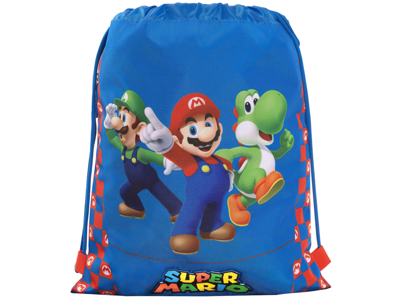 Super Mario Gymbag, Mushroom Kingdom - 42 x 34 cm - Polyester
