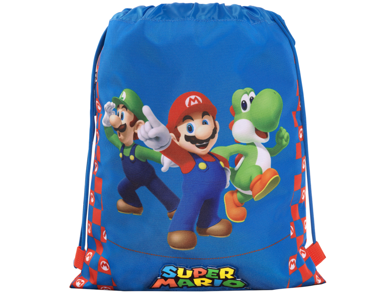 Super Mario Sac de sport, Mushroom Kingdom - 42 x 34 cm - Polyester