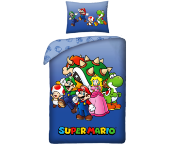 Super Mario Duvet cover Team 140 x 200 cm + 70 x 90 cm Cotton