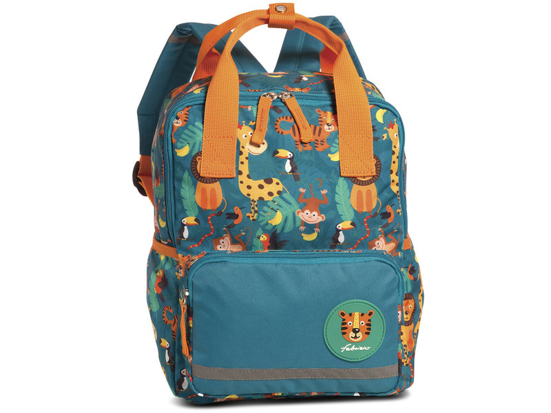 Fabrizio Rucksack für Kleinkinder, Jungle - 28 x 23 x 12 cm - Polyester