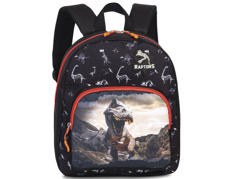 Fabrizio Backpack, Dinosaur Raptor - 32 x 27 x 11 cm - Polyester