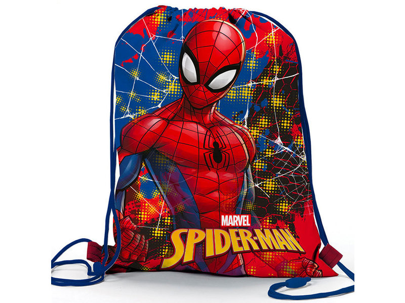 SpiderMan Turnbeutel, Beware - 38 x 30 cm - Polyester