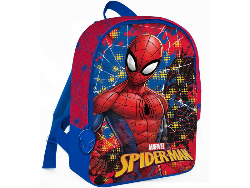 SpiderMan Backpack, Beware - 32 x 25 x 10 cm - Polyester
