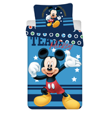 Disney Mickey Mouse Bettbezug, Team - Single - 140 x 200 cm - Baumwolle