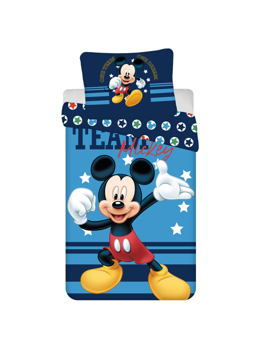 Disney Mickey Mouse Dekbedovertrek Team 140 x 200 cm 70 x 90 cm Katoen